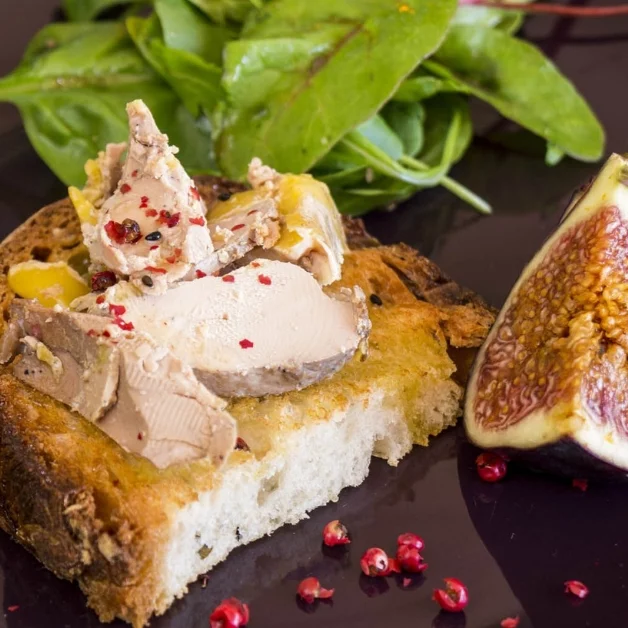 Foie gras de carnard maison figues confites